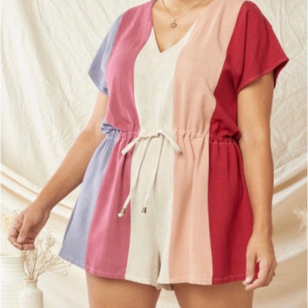 Entro Colorblock Romper